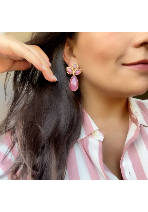 MESTIZA PENDIENTE ORQUÍDEA