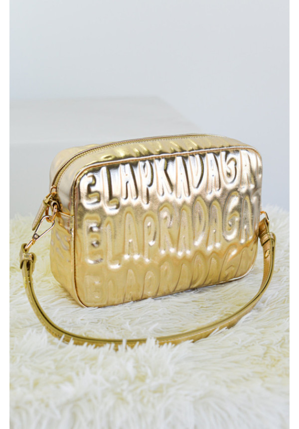 AGATHA RUIZ DE LA PRADA BANDOLERA METAL LOGO 