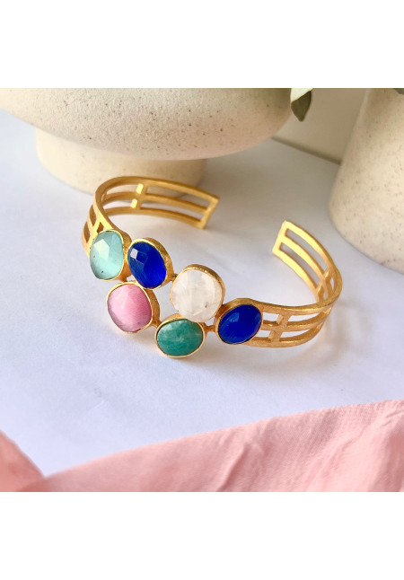 MESTIZA BRAZALETE FLORENCIA  MULTICOLOR AZUL