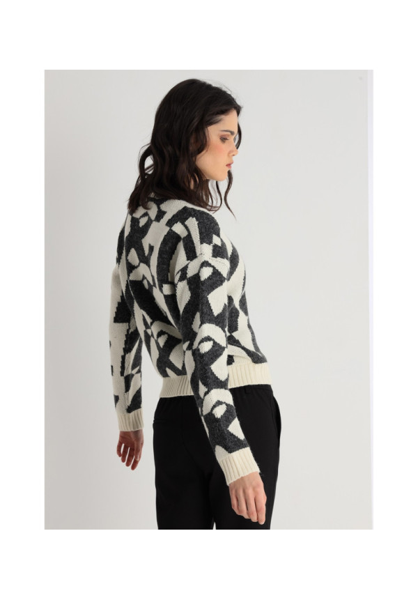 VICTORIO&LUCCHINO JERSEY 111 BEIGE-NEGRO