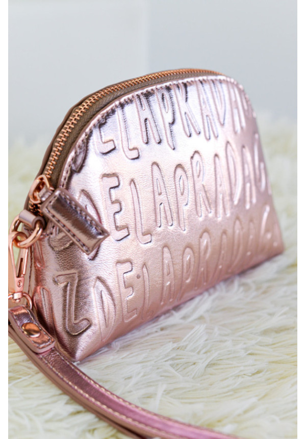 AGATHA RUIZ DE LA PRADA NECESER OVALADO METAL LOGO