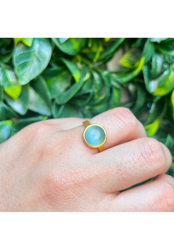 MESTIZA  ANILLO CON PIEDRAS MAIA  AMATISTA 