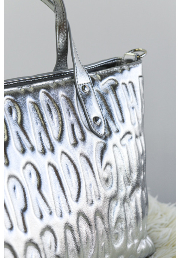 AGATHA RUIZ DE LA PRADA SHOPPER METAL LOGO