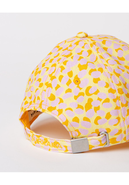 SURKANA GORRA BÉISBOL ESTAMPADA NARANJA