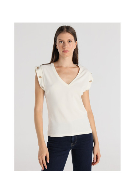 VICTORIO&LUCCHINO CAMISETA  BOTÓN