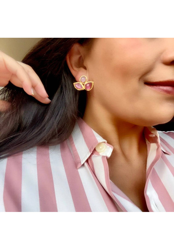 MESTIZA PENDIENTE ORQUÍDEA