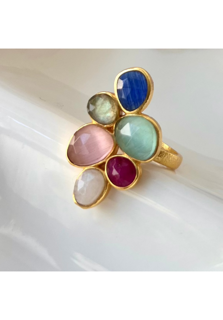 MESTIZA  ANILLO MARSELLA MULTICOLOR
