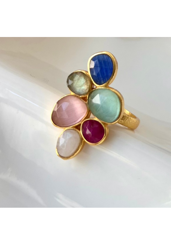 MESTIZA  ANILLO MARSELLA MULTICOLOR