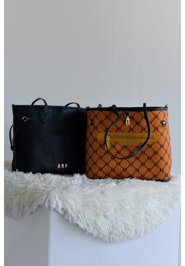 AGATHA RUIZ DE LA PRADA SHOPPER REVERSIBLE CONTRASTE