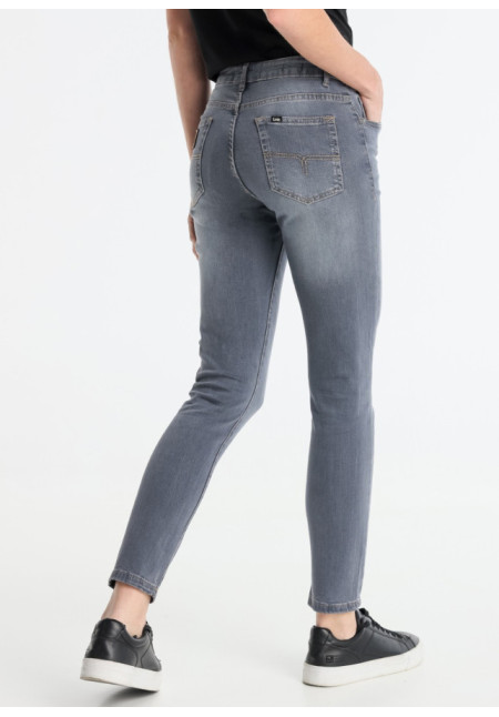 LOIS JEANS SKINNY ANKLE FIT BETTY MALYA 984 GRIS LAVADO