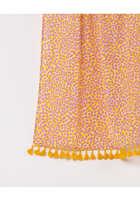 SURKANA PAREO ALGODÓN ESTAMPADO AMARILLO 