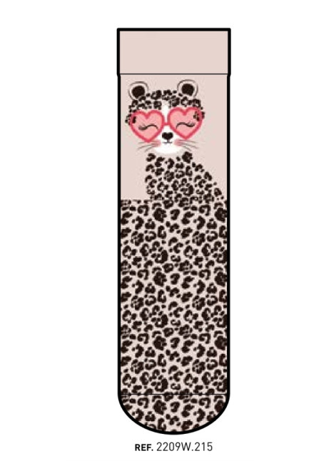 SACHA CALCETÍN MUJER ANIMAL PRINT 215