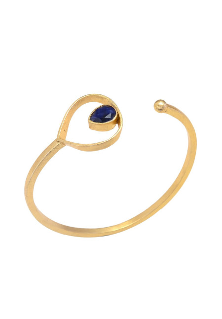 MESTIZA BRAZALETE CON PIEDRA  ABA  AZUL