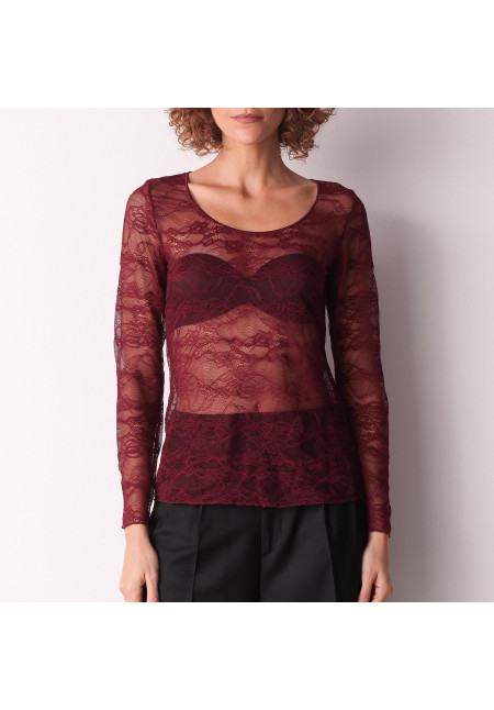 COTONELLA CAMISETA FANTASÍA ENCAJE COTONELLA CAMISETA FANTASÍA ENCAJE