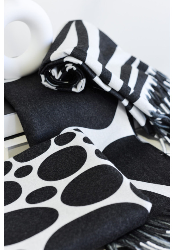 NOCO PASHMINA ANIMAL B&W