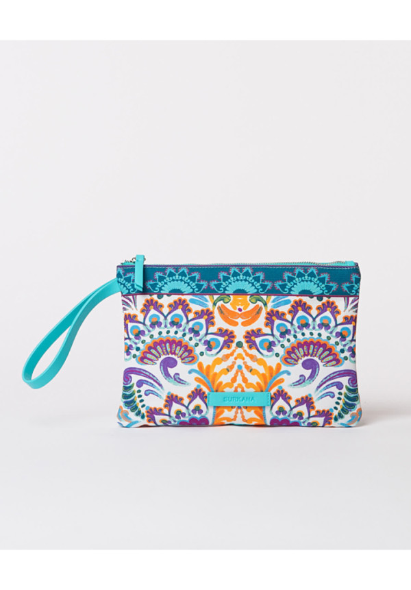 SURKANA NECESER BOLSO DE MANO ESTAMPADO MULTI