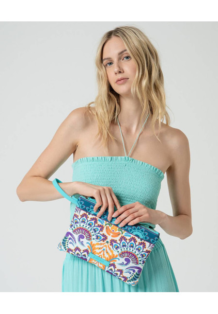 SURKANA NECESER BOLSO DE MANO ESTAMPADO MULTI