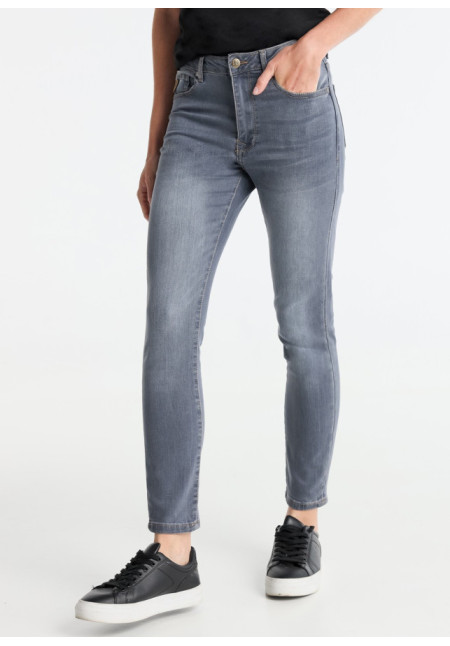 LOIS JEANS SKINNY ANKLE FIT BETTY MALYA 984 GRIS LAVADO