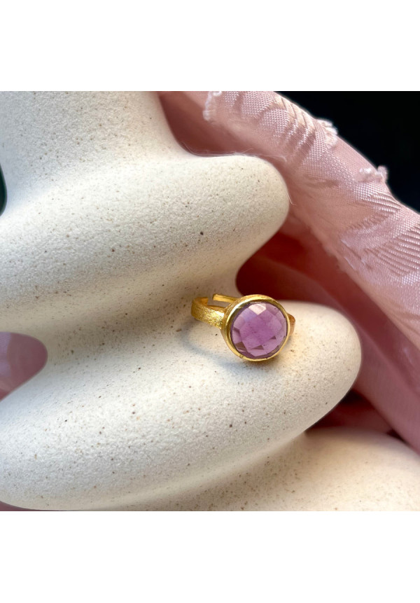 MESTIZA  ANILLO CON PIEDRAS MAIA  AMATISTA 