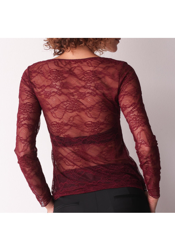 COTONELLA CAMISETA FANTASÍA ENCAJE