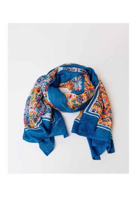 SURKANA FULAR FUVI ESTAMPADO AZUL 
