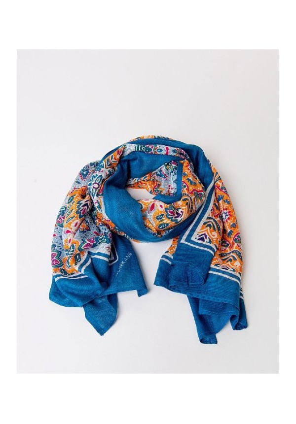 SURKANA FULAR FUVI ESTAMPADO AZUL 