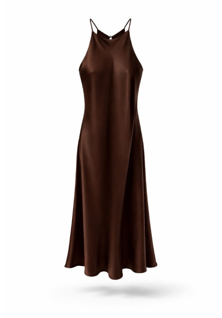 LETAA VESTIDO LENCERO HALTER