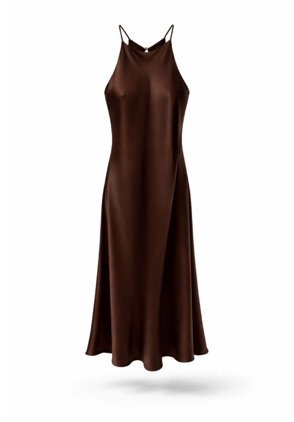 LETAA VESTIDO LENCERO HALTER