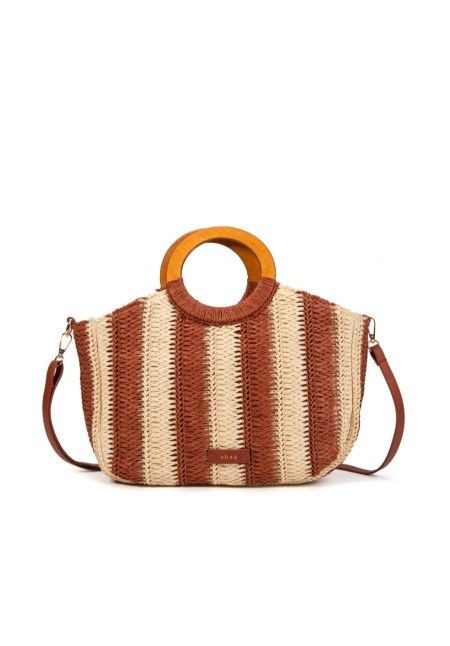 ABAG BOLSO RAFIA RAYAS VERTICAL