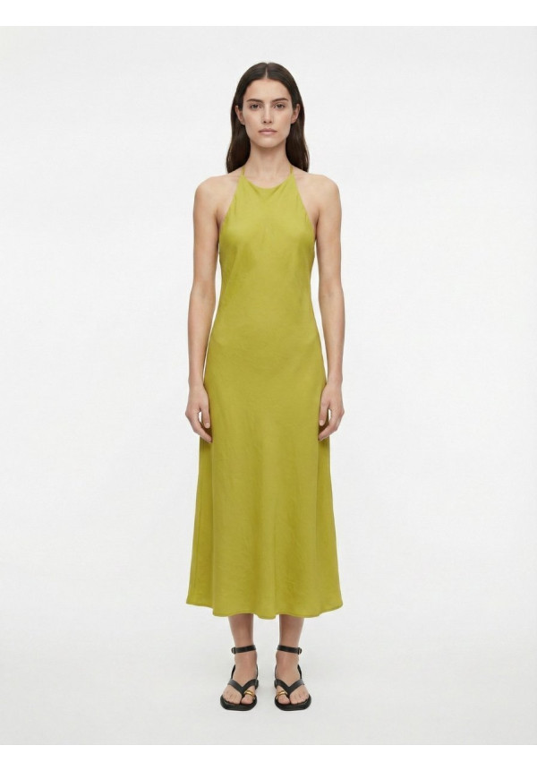 LETAA VESTIDO LENCERO HALTER
