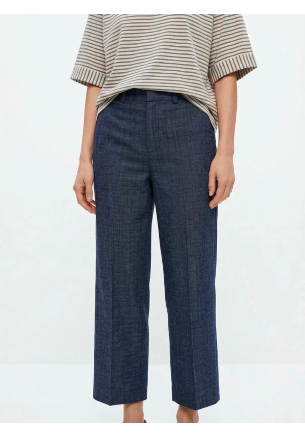 LETAA  PANTALON AZUL MARINO