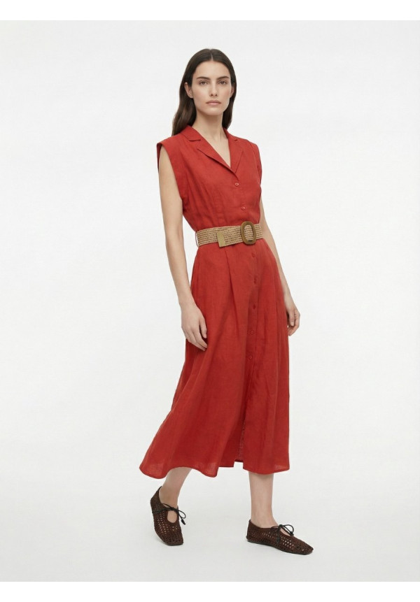 LETAA  VESTIDO LISO 