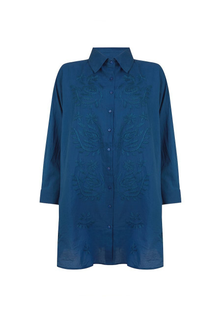 DOLORES CORTÉS CAMISERO BORDADO