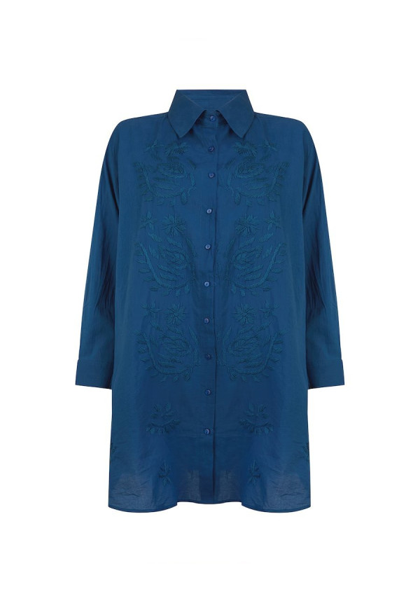 DOLORES CORTÉS CAMISERO BORDADO