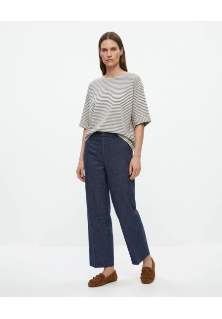 LETAA  PANTALON AZUL MARINO