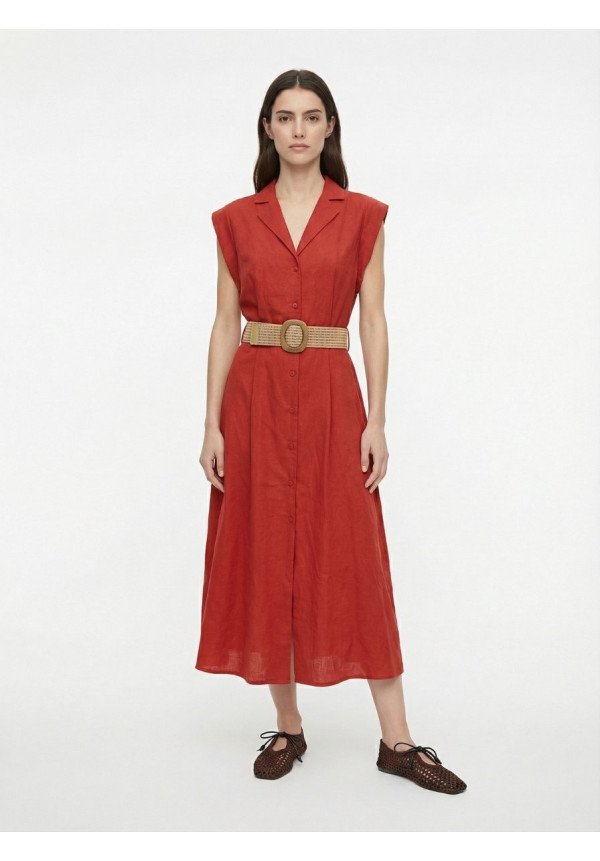 LETAA  VESTIDO LISO 