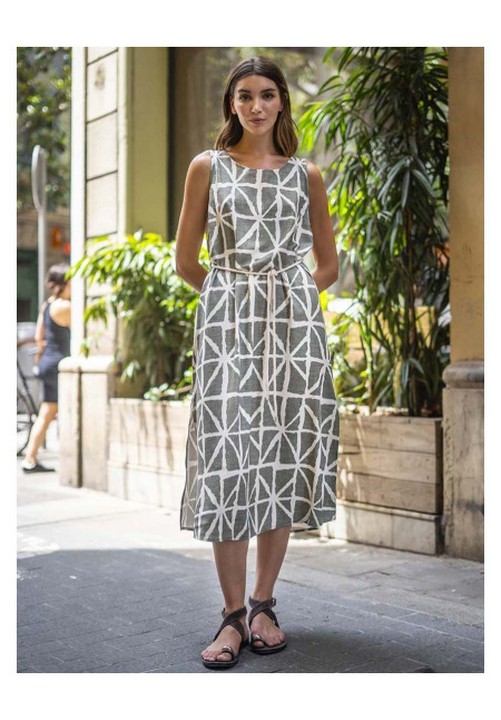 VANIA VESTIDO LARGO ESTAMPADO 6903
