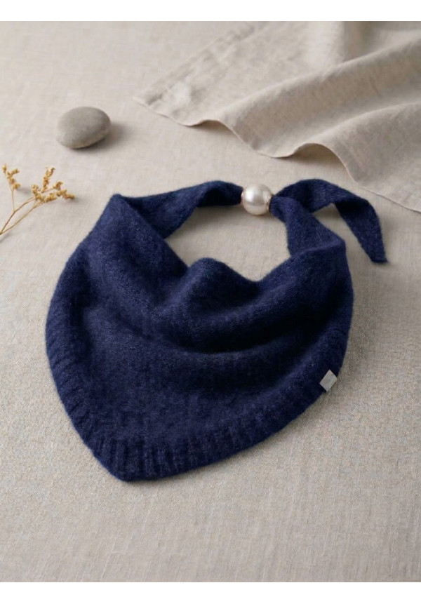 LAVANDA BANDANA CIERRE PERLA