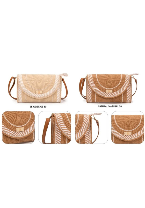 ABAG BOLSO BANDOLERA RAFIA 