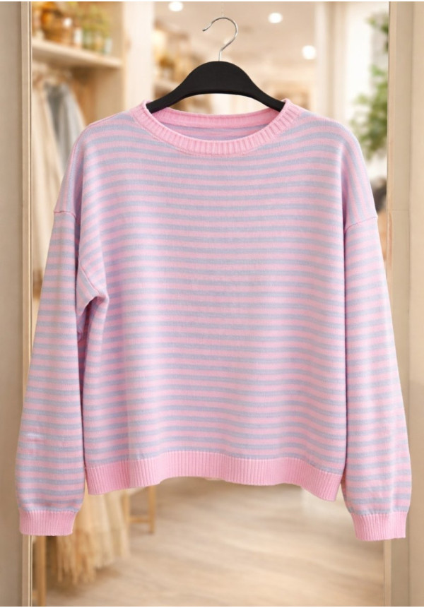 FLORA JERSEY MANGA LARGA RAYAS