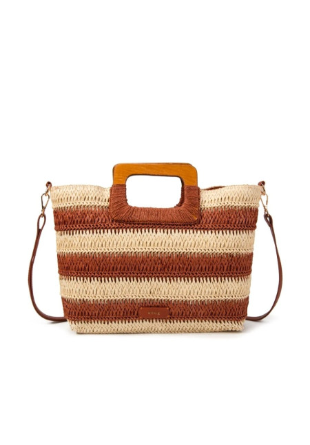 ABAG BOLSO RAFIA RAYAS