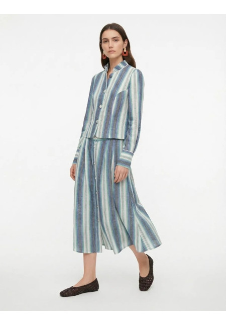 LETAA  BLUSA   ALGODON RAYAS