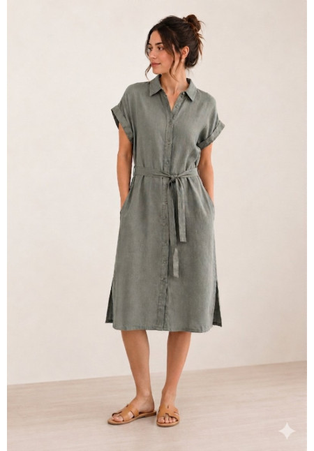 BLUE COATS VESTIDO LINO