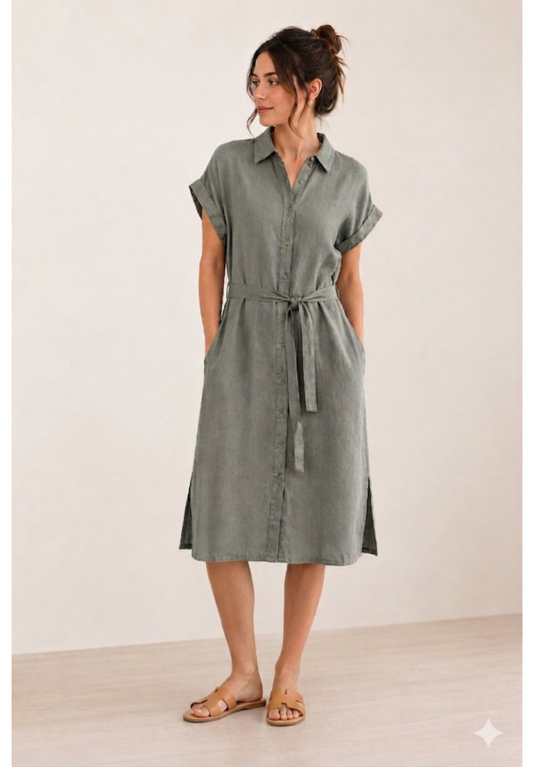 BLUE COATS VESTIDO LINO