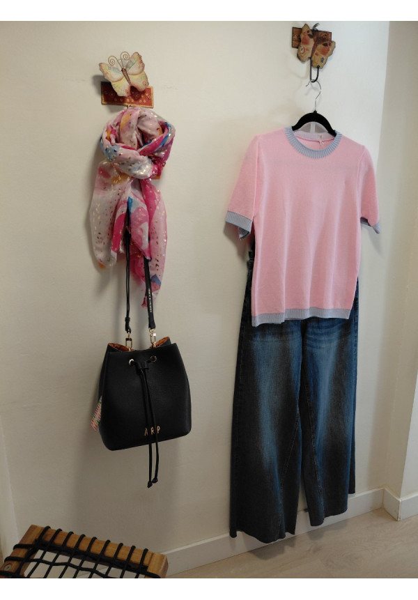 FLORA JERSEY MANGA CORTA