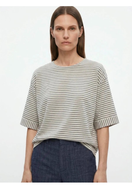 LETAA CAMISA RALLAS ALGODON