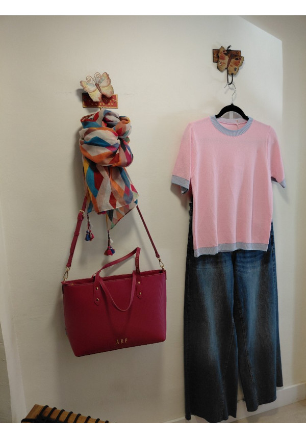 FLORA JERSEY MANGA CORTA