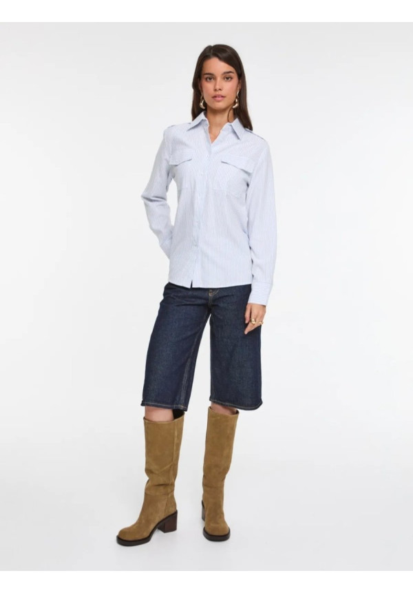 LETAA CAMISA BOLSILLOS