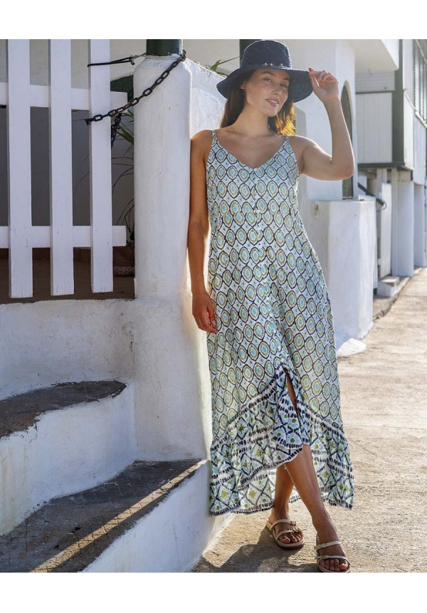 VANIA VESTIDO ESTAMPADO TIRANTES 6976