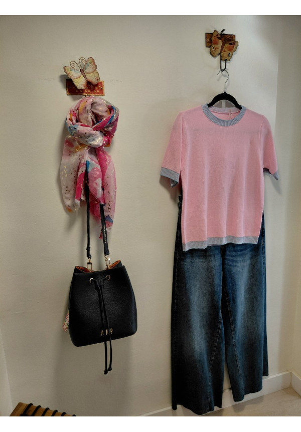 FLORA JERSEY MANGA CORTA